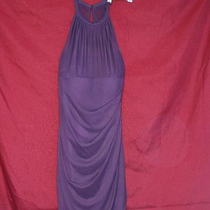 Short purple formal dress